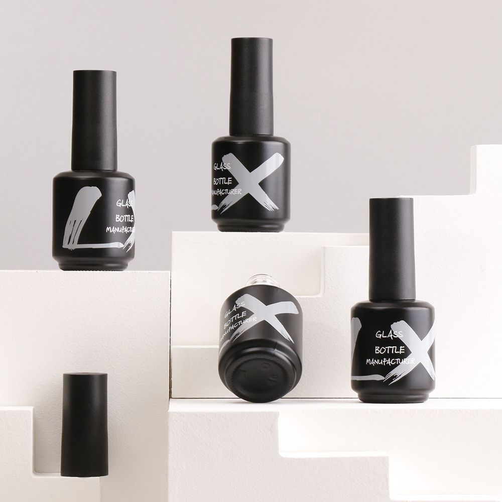 Gel Nail Polish Black Bottle